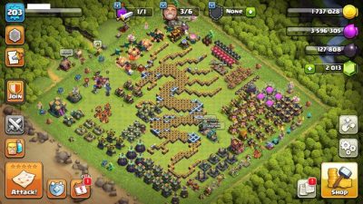TH14 // ALMOST MAXED // HIGH XP 203 // ALL TROOPS UNLOCKED TH14 // DISCOUNT PRICE // CHEAP // iOS & Android [38e] / READY TH15