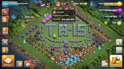 (((RAREST))) TH15 ; 100% A~Z TOTALLY MAXED ~90/90/70/65/40 ~ ***ALL UPGRADES COMPLETED*** ~EPIC EQUIPMENT ~ IOS & ANDROID [63e]